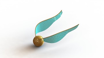 「DESIGN 113」 Golden snitch in Harry Potter | Solidworks tutorial