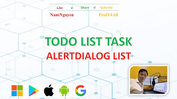 Android02 Sử dụng AlertDialog Item trong Android Lab3 P2
