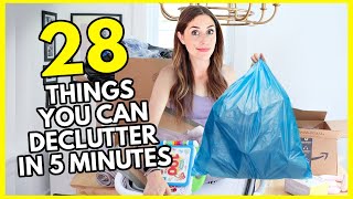 DECLUTTER IN MINUTES ⏱️ 28 Areas You Can Declutter in Only 5 Minutes by That Practical Mom 55,966 views 2 months ago 4 minutes, 56 seconds