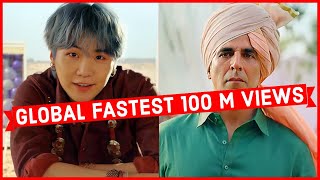 Global Fastest Songs to Reach 100 Million Views on Youtube of All Time (Top 20)