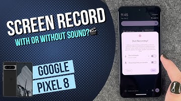Google Pixel 8 – How to screen record with sound • 📱 • 🎥 • 🎤 • | Tutorial