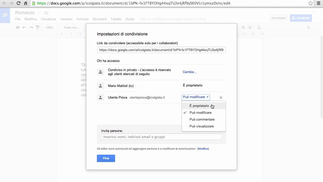 intera cartella google drive