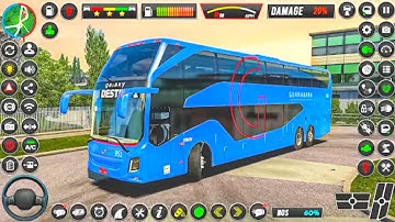 Real Double Decker Bus Simulator - Bus Driving Game 2025 - Bus Game Android Gameplay 🚍💥