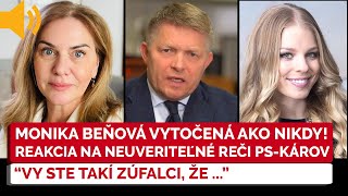 TOTO BUDÚ ĽUTOVAŤ! Monika Beňová VYTOČENÁ do nepríčetna po tom, čo si dovolili na ňu, Fica a Blahu!