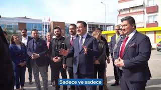 Deva Partisi Genel Başkanı Ali Babacan Tunceliye Geldi