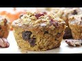 PUMPKIN OATMEAL MUFFINS | healthy grab-n-go breakfast