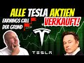 ICH BIN (VORERST) RAUS! ALLE TESLA AKTIEN VERKAUFT - EARNINGS CALL | EFIEBER