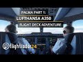 On the flight deck to mallorca a special trip aboard the lufthansa a350