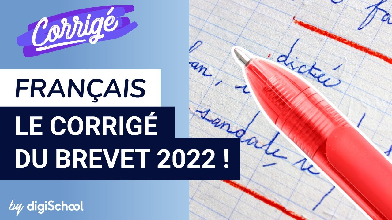 Le Lion Et Le Moucheron Brevet 2022 Brevet : correction de l'épreuve de français 2022 ! - YouTube