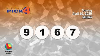 Wisconsin Lottery Midday Draw 04/20/2025