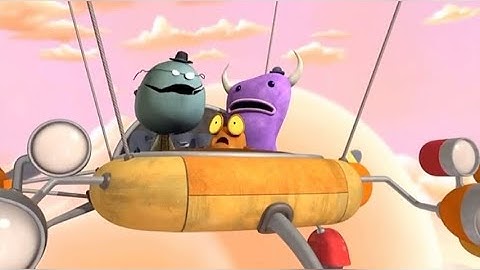 Blimp taunting | Robot and Monster