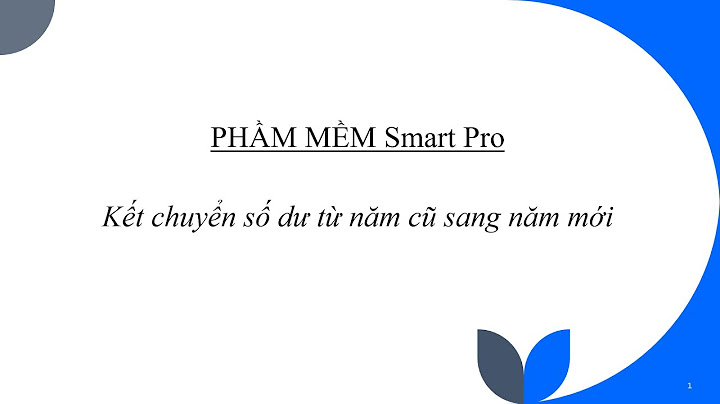 Cách in sổ kế toán từ smart pro năm 2024