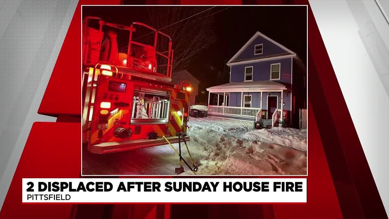 2 people displaced following Pittsfield house fire - YouTube