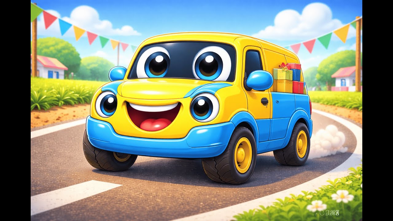 Delivery Van Sound for Kids | Learn Fun Delivery Vehicle Sounds