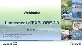 Webinaire EXPLORE 2 0 pour les personnes formées avec les versions précédentes d'EXPLORE