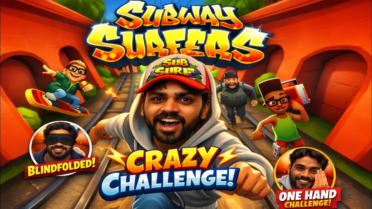 Blind Play pannina enna aachu? 😳 | Subway Surfers Crazy Challenge 🔥 | Tamil  vlog | @ejavloger  