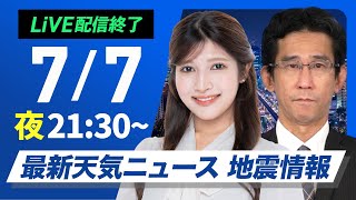 ウェザーニュースの配信のサムネイル画像