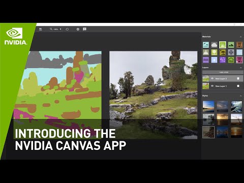 Introducing the NVIDIA Canvas App | NVIDIA Studio