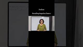 Indices - Handling Negative Powers #shorts #revision #icse #2027 #maths #educator #teacher