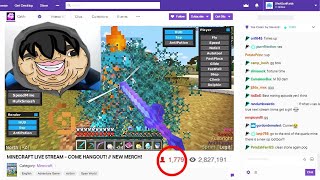 I found this Twitch streamer HACKING AGAIN on my Minecraft server LIVE..