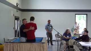 Daniel gets baptized