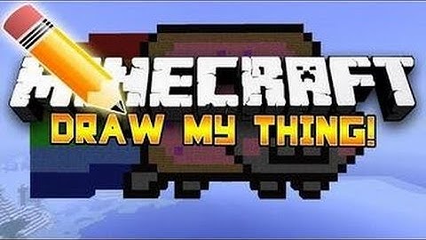 Minecraft Map Showcase #5 - Draw My Thing w/Download