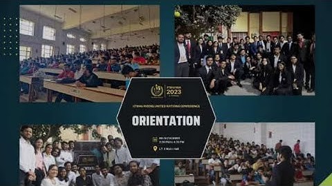 IIT BHU  Induction and orientation Programme(Welcome Freshers program)
