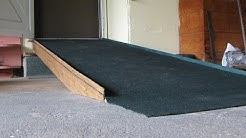 How to build a household wheelchair ramp 