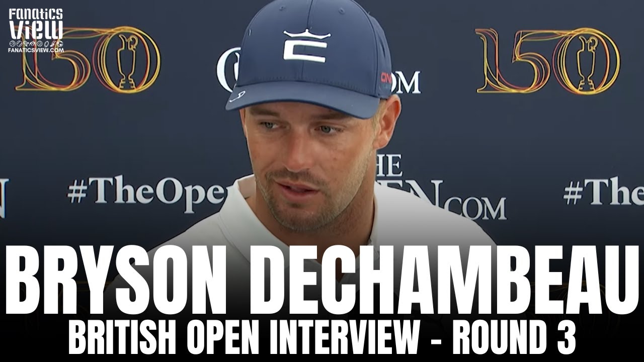 Bryson DeChambeau Reacts to LIV Golfers Future in Majors & Breaks Down His Performance at The Op
