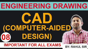 CAD (Computer Aided Design) I Engineering Drawing CAD | UPRVUNL-JE,NHPC-JE, DSSSB-JE | By RAHUL SIR