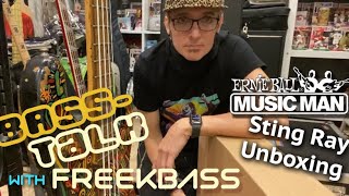 Ernie Ball Music Man StingRay Bass UNBOXING!