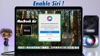 How To Enable “Hey Siri” on MacBook Air M3! [Hands-Free Voice Command]