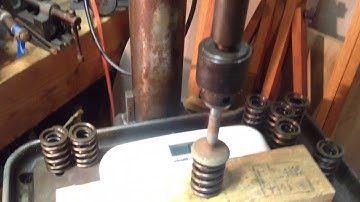Drill Press & Bathroom Scale valve spring tester
