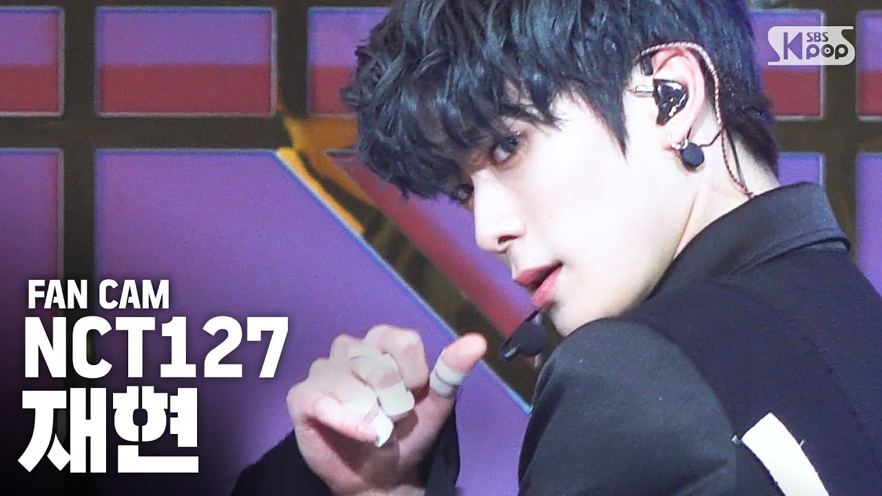 [안방1열 직캠4K] NCT127 재현 '영웅' (NCT127 JAEHYUN Fancam)│@SBS Inkigayo_2020.3.8