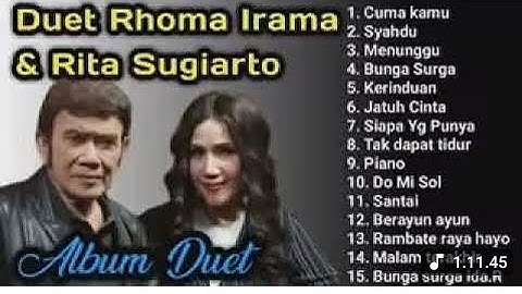 Duet Rita sugiarto Rhoma Irama Cuma kamu Malam terahir Syahdu full album terbaik tanfa iklan