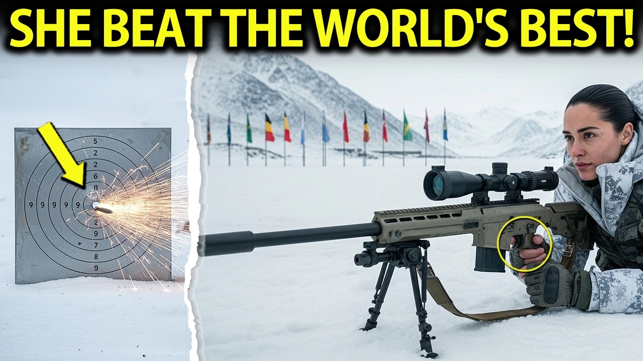 SHE WON AN INTERNATIONAL SNIPER CONTEST WITH A 3,000M SHOT!