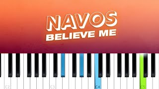 Navos - Believe Me (Piano Tutorial) Resimi