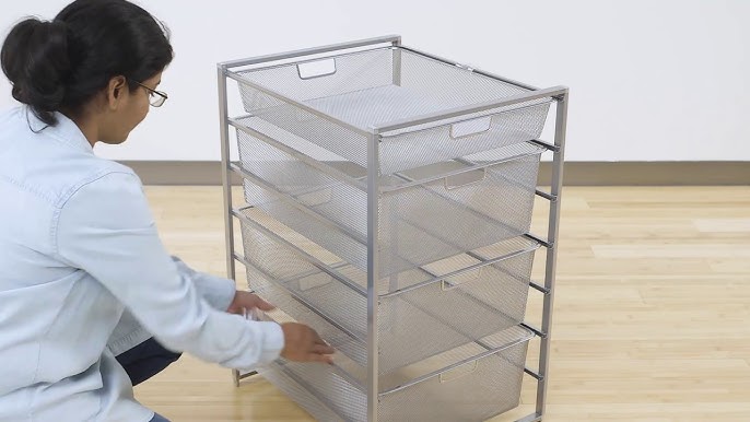 Elfa Narrow Drawer Solution White, 14 x 21 x 29 H | The Container Store