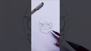 How To Draw Gear 5 Luffy [Face] one piece