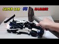 Breaking a Supercar Lego - Supercar Lego vs Hammer