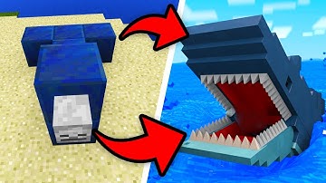 How To Spawn JAWS in Minecraft Pocket Edition! (Jaws Shark/Megalodon Addon)