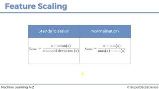Feature Scaling in Machine Learning - Lecture # 11