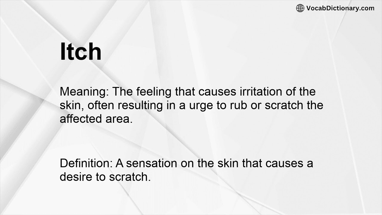 Itch Meaning