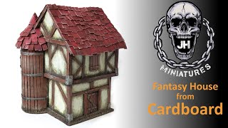 How to make a Fantasy House out of Cardboard (suitable for D&D, WHFB, Frostgrave, Mordheim)