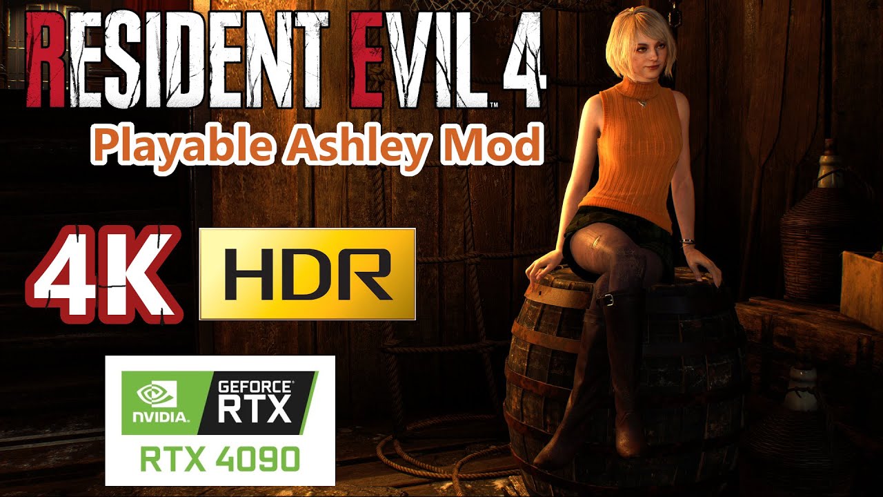 Resident Evil 4 remake mod makes Ashley a playable character