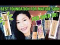 BEST FOUNDATION FOR MATURE SKIN OVER 50-MY TOP 5 FAVORITE FOUNDATIONS FOR OVER 50