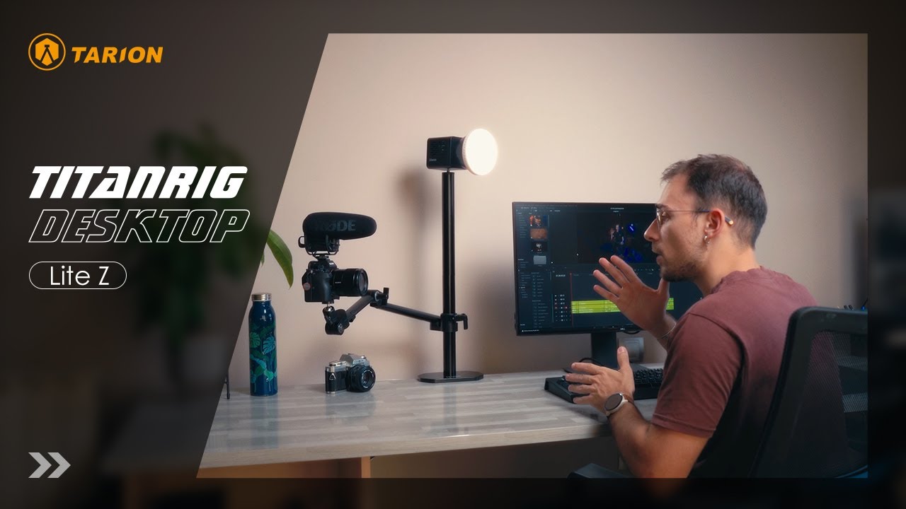 TARION TitanRig Lite Z丨Camera Arm Mount Desk Stand for Selfie Streaming Videography