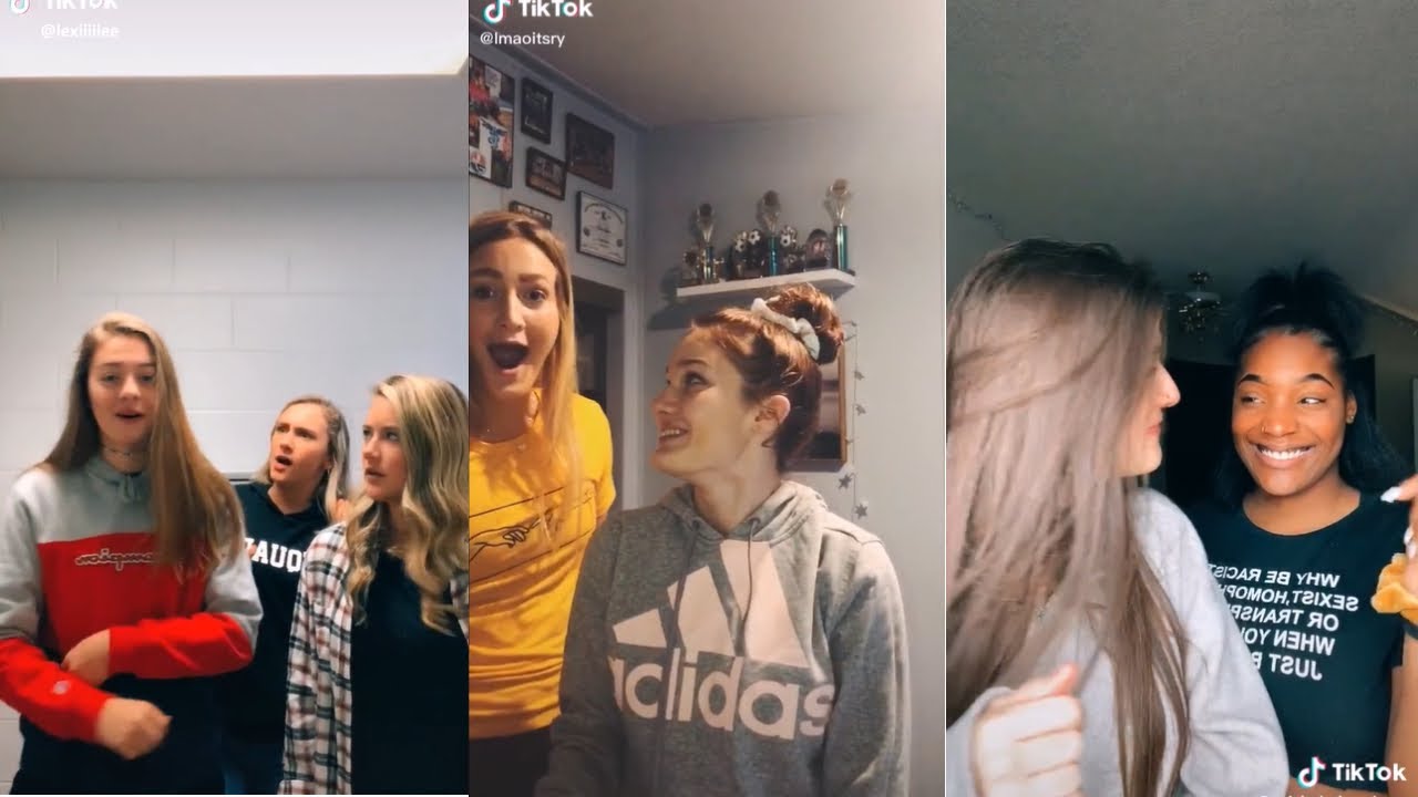 this girl is straight and this girl nah tik tok compilation (coming out)