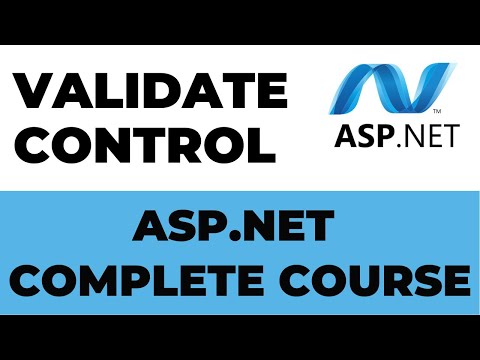 Validate Control in Asp.net | Asp.net Complete Course.