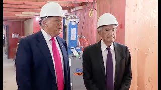 Fed chair Jerome Powell fact checks Trump when Trump lies